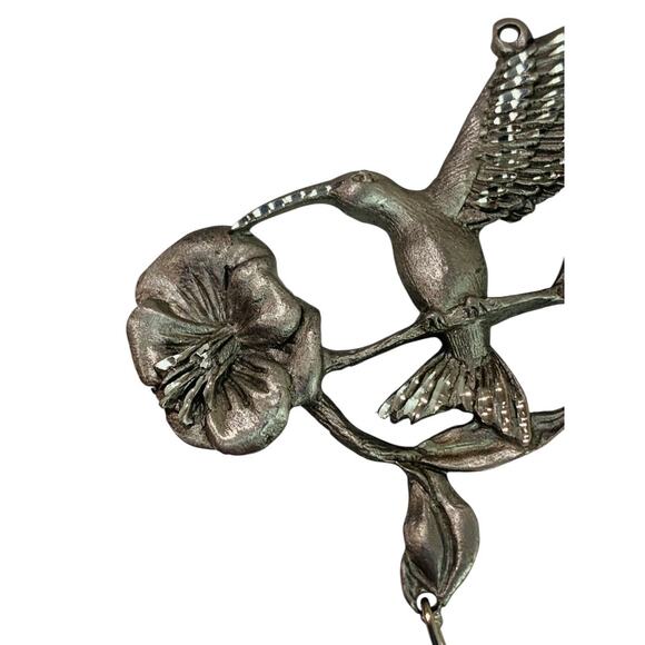 Spoontiques Pewter Ornament Suncatcher Prism Hummingbird 3" - Picture 3 of 6